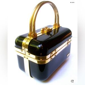 Baulotto Vintage Italian 1970s Black Purse🔥